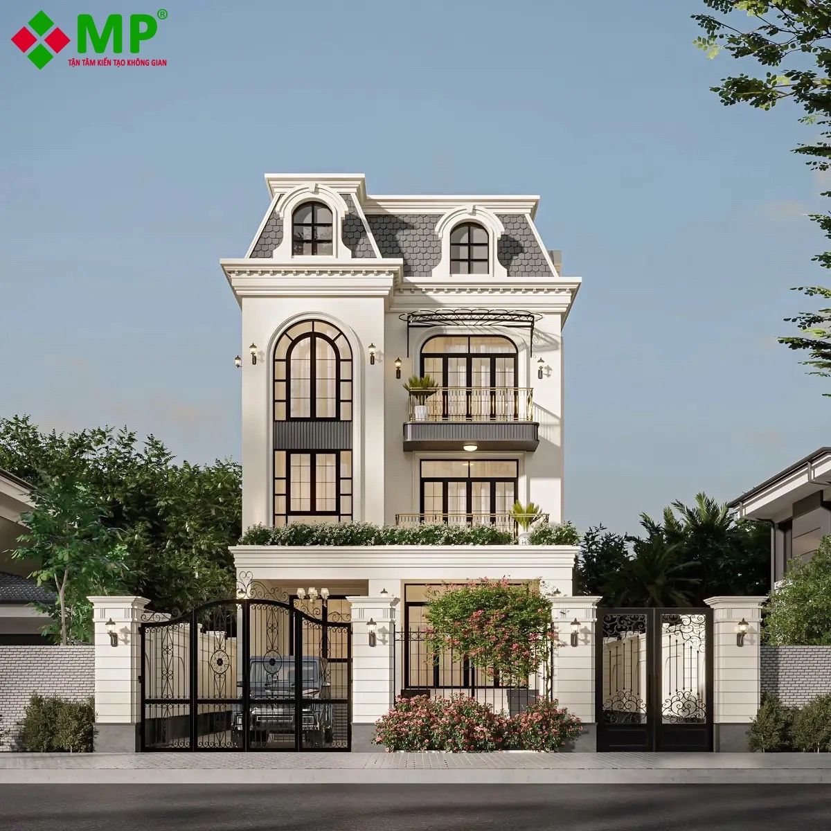 Nhà phố tân cổ điển với vẻ đẹp vượt thời gian tại Bến Tre